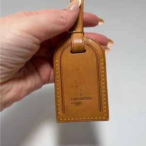 Louis Vuitton Large Vachetta Leather Luggage Tag